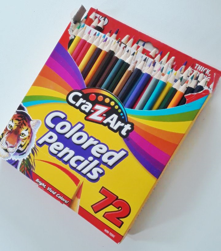 72 CORES - CRAZART COLORED PENCILS.